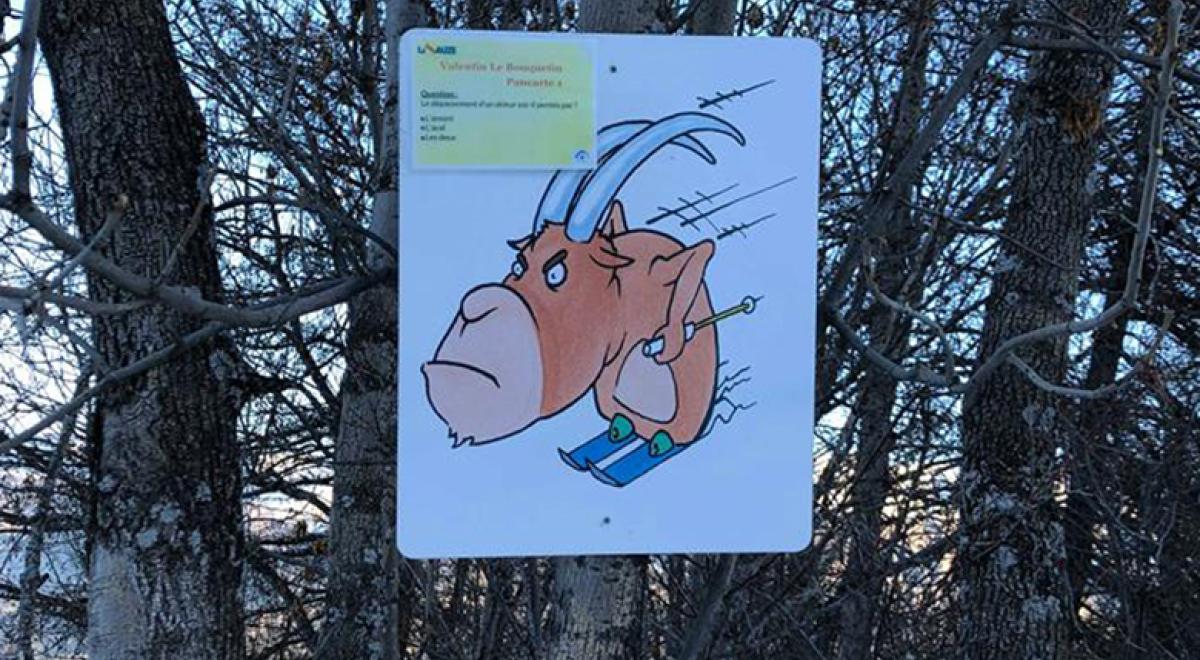 Jeu de piste à ski Valentin le Bouquetin - Jeu de piste à ski Valentin le Bouquetin