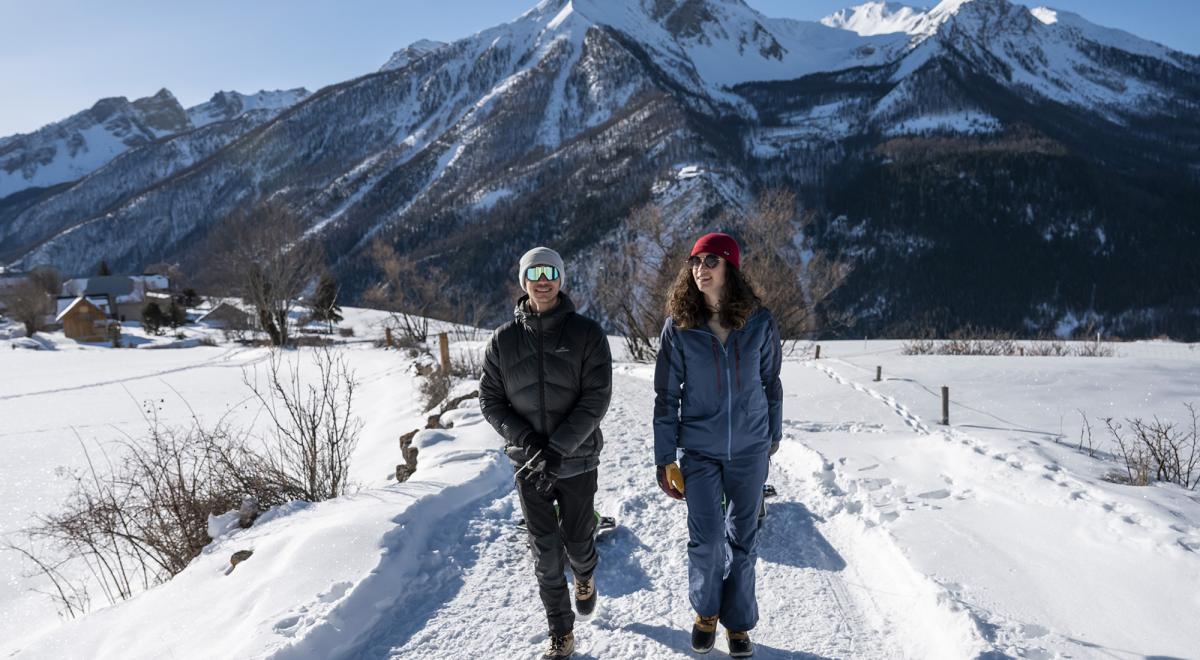 Itinéraire raquettes Le plateau de Saint-Ours - Itinéraire raquettes Le plateau de Saint-Ours