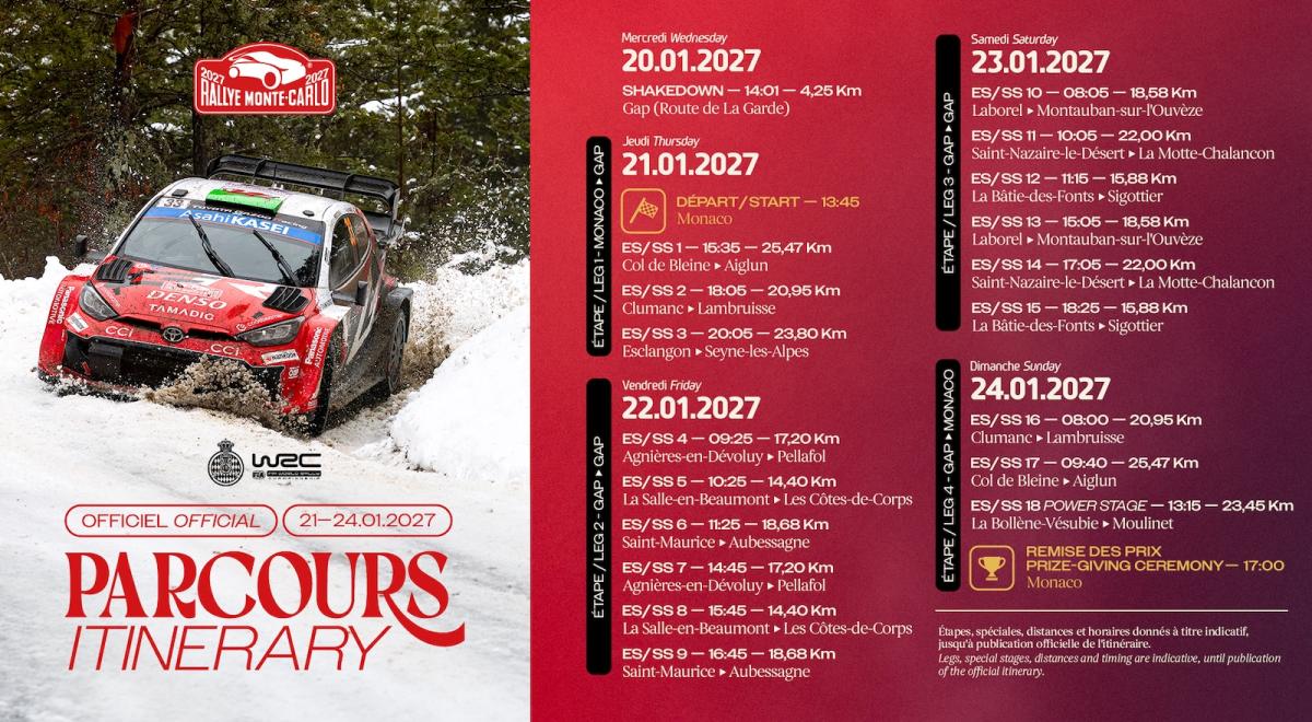 95e Rallye Monte Carlo_Seyne - parcours 2027