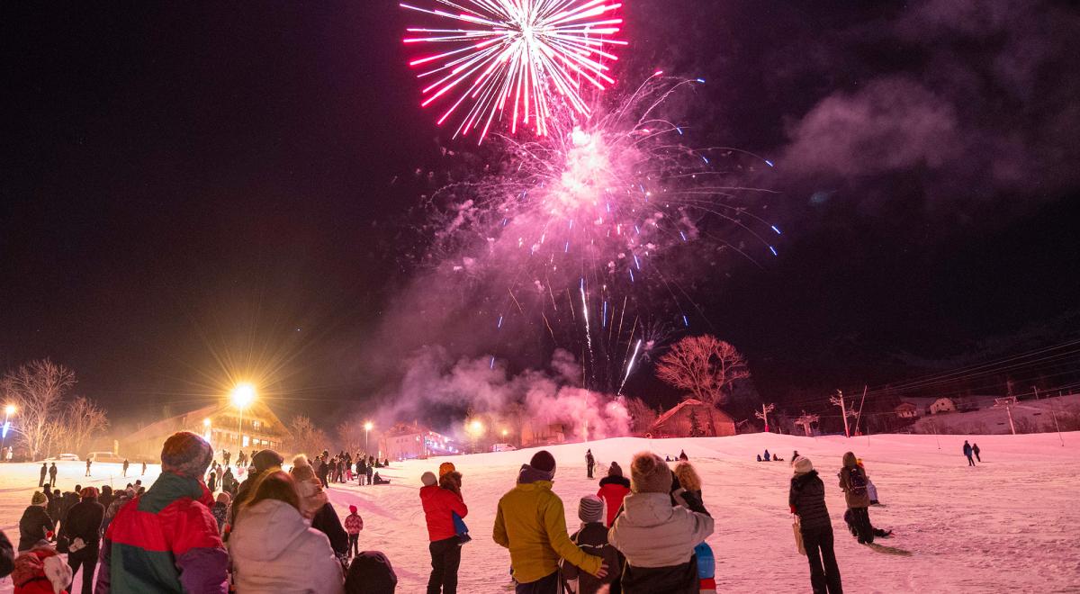 Feu d'artifice au Sauze - Feu d'artifice au Sauze