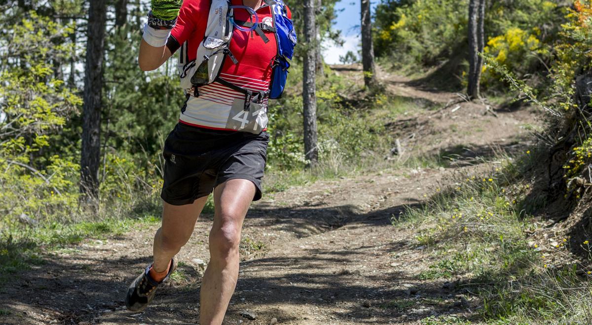 Trail La Perce Roche à Sisteron - Descente