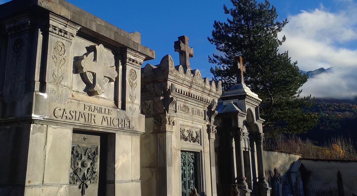 Visite guidée : Les villas de Barcelonnette et les tombes monumentales du cimetière - Les tombes monumentales du cimetière de Barcelonnette