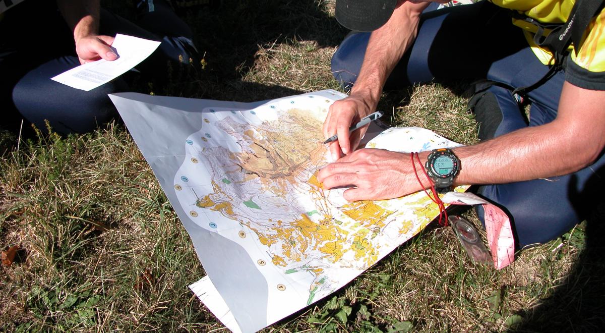 Raid de la Vallée de la Blanche - USB Thalweg 04 - Carte d'orientation