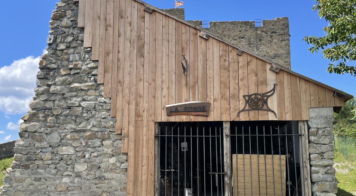 Démonstration à la Forge dans le Fort de Seyne - Forge de Seyne