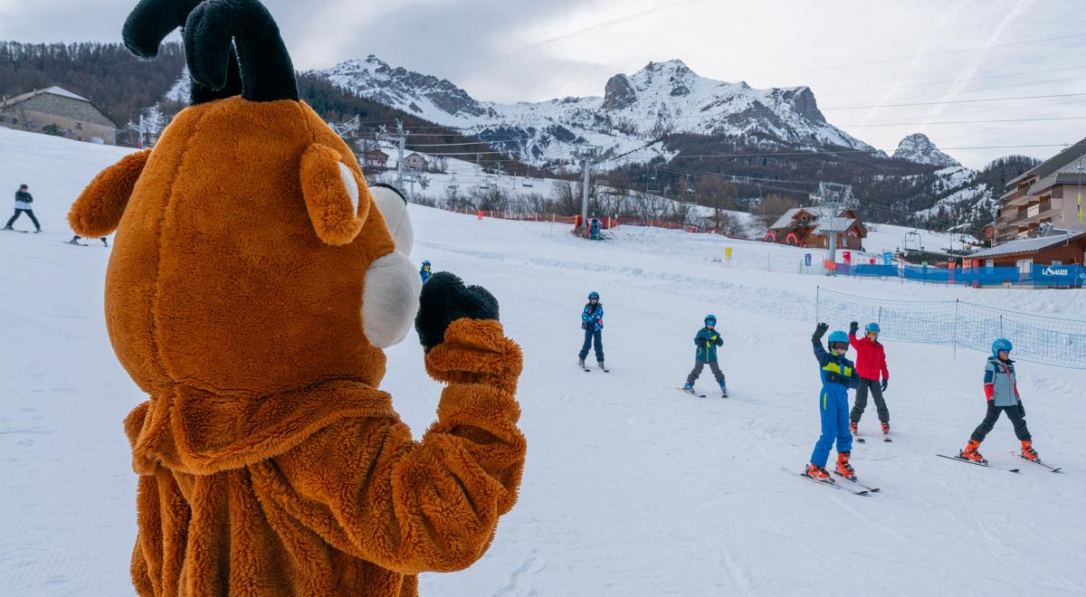 La mascotte du Sauze_Le Sauze 1400 - La mascotte du Sauze