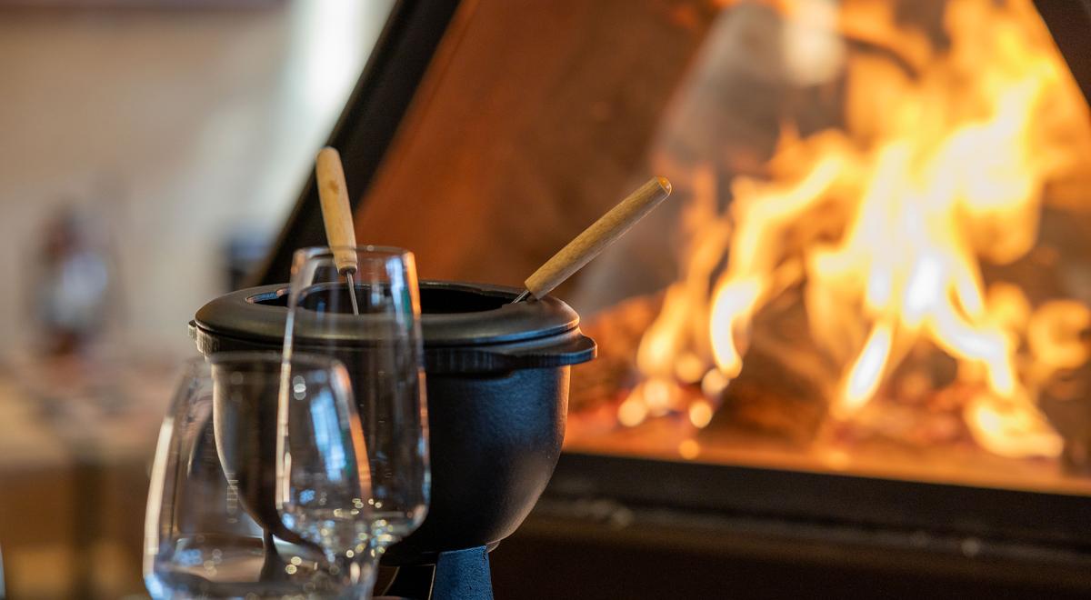 Saveurs d'altitude - Le Sauze - Fondue au coin du feu