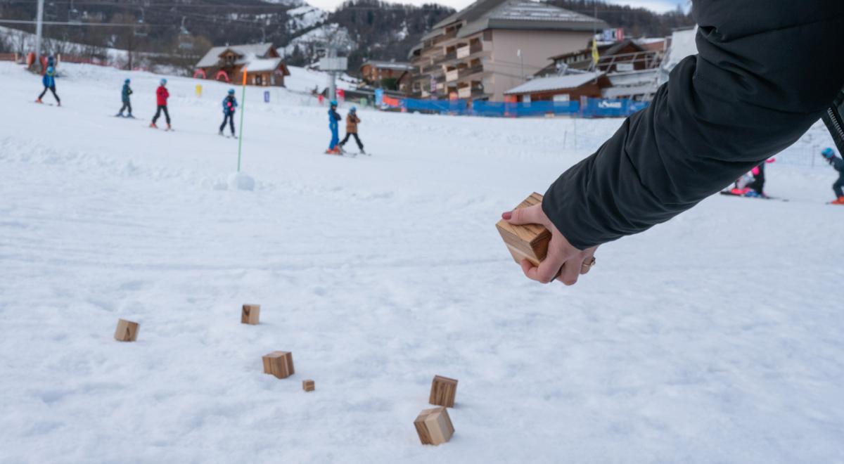 Pétanque sur neige - Le Sauze - Pétanque sur neige