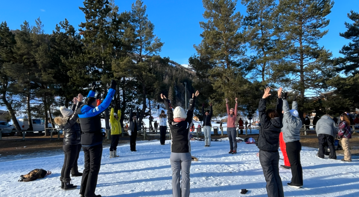 Yoga Raquette - Weekend bien être_Pra Loup 1600