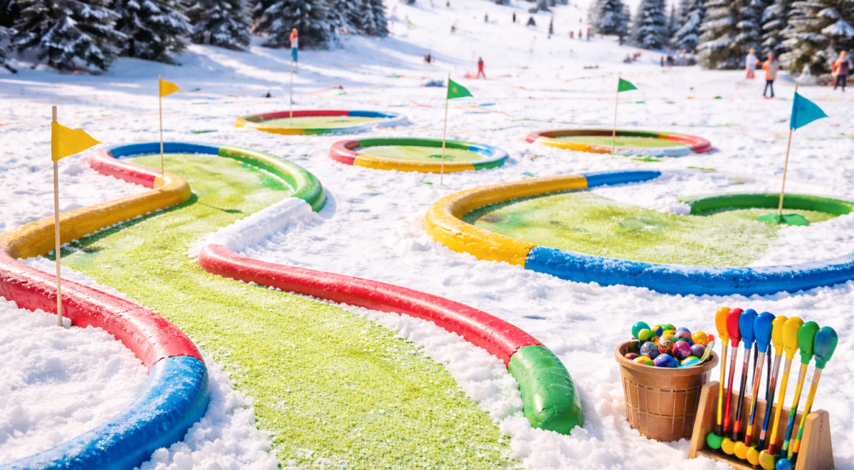 Snow Mini Golf_Pra Loup 1600 - Snow Mini Golf