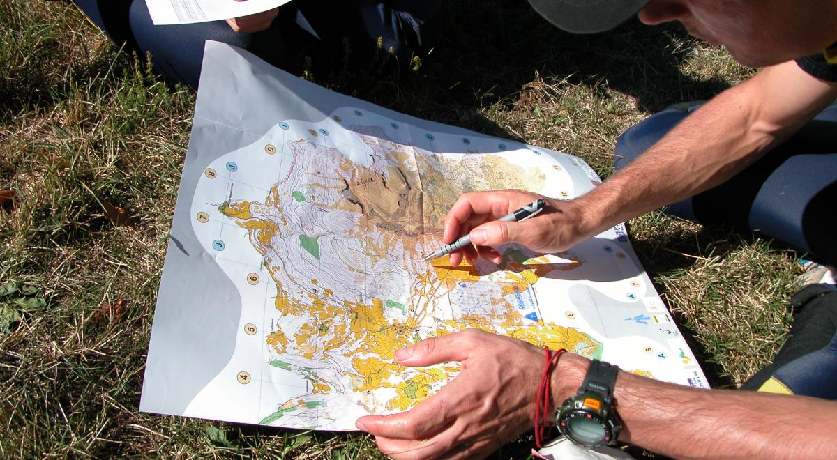 Carte - Course d'orientation