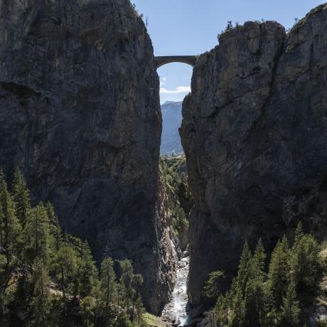 Le pont du Châtelet - Saint-Paul-sur-Ubaye - Le pont du Châtelet