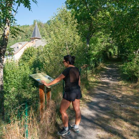 Promenade du Verger - Barcelonnette - Halte 1 de la Promenade du Verger : Un peu d'histoire