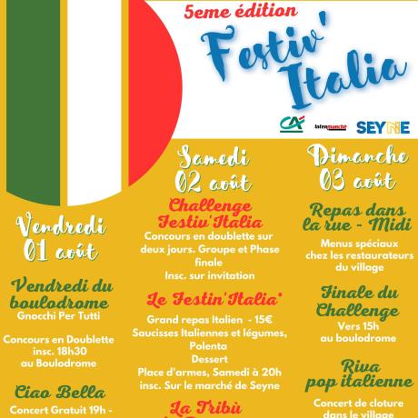 Festiv'Italia - 5ème édition_Seyne - Festiv'Italia - 5ème édition_Seyne