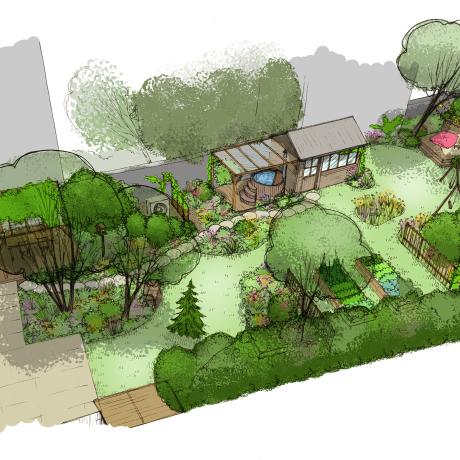 Créer un jardin accueillant pour l'homme et la nature