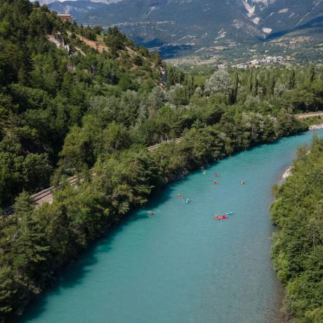 La descente des radeliers de la Durance_Saint-Clément-sur-Durance