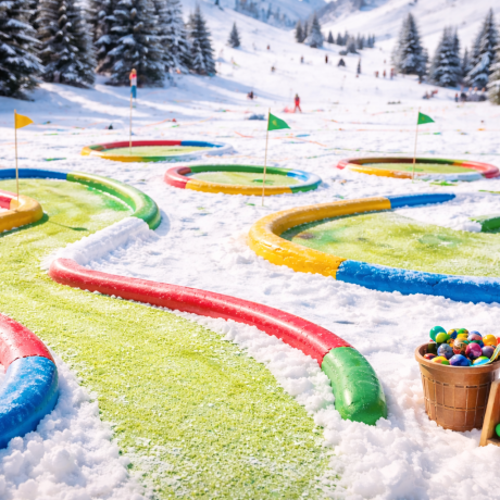 Snow Mini Golf_Pra Loup 1600 - Snow Mini Golf