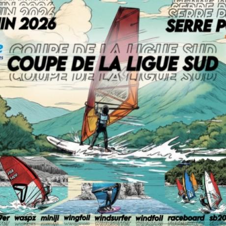 Affiche Coupe de la Ligue SUD FFVoile - Coupe de la Ligue SUD FFVoile