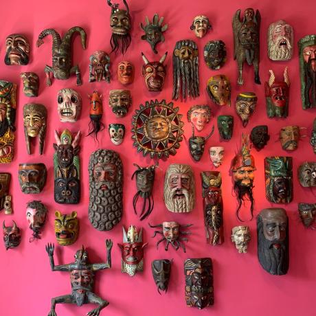 Découverte de la collection Couffignal - Barcelonnette - Masques de la collection Couffignal au Musée de Barcelonnette