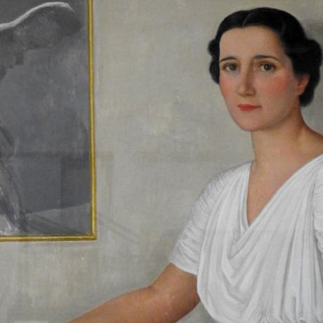 Un jour une œuvre - Barcelonnette - Portrait de Marie-Louise Signoret