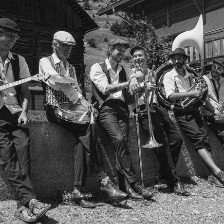 Concert Yoopi Jazz Band - Le Sauze 1400