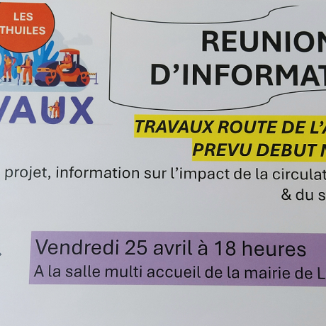Réunion publique l'Aupillon