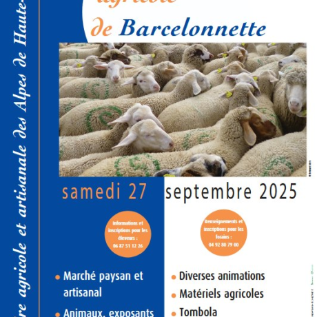 24e foire agricole Barcelonnette