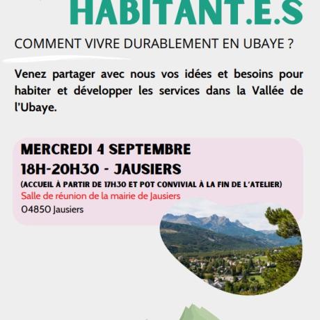 Atelier vivre en Ubaye