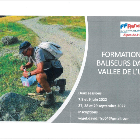 Formations de baliseurs en Ubaye