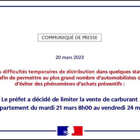 Communiqué de presse essence 2023