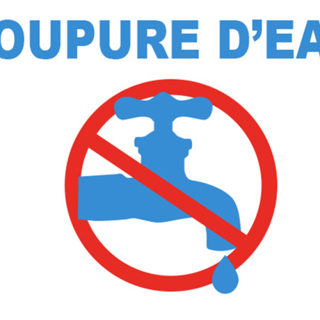 coupure d'eau