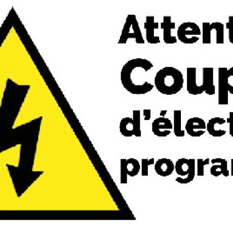 Coupure électricité programmée