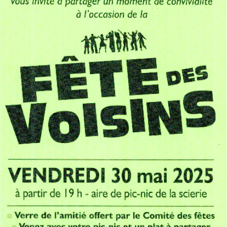 Fête des voisins 2025