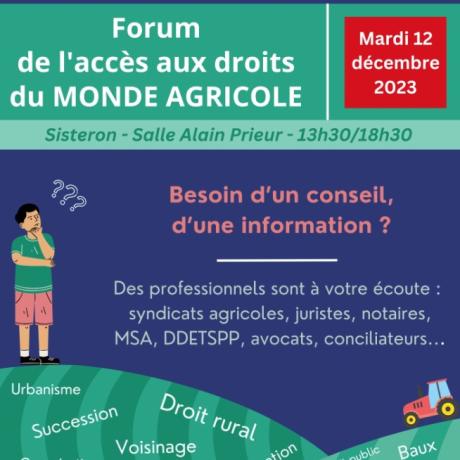 Forum du monde agricole