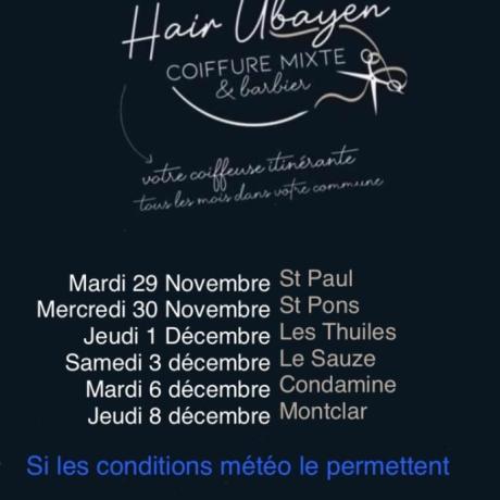 Hair Ubayen décembre