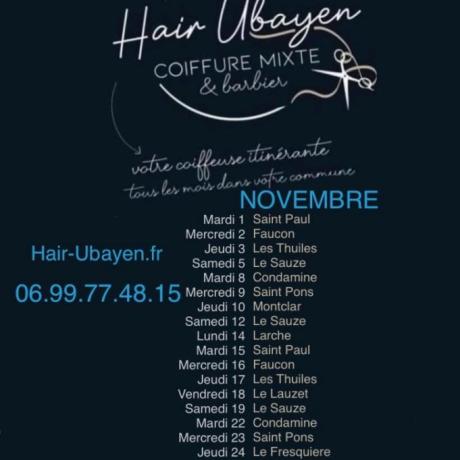 Hair Ubayen novembre