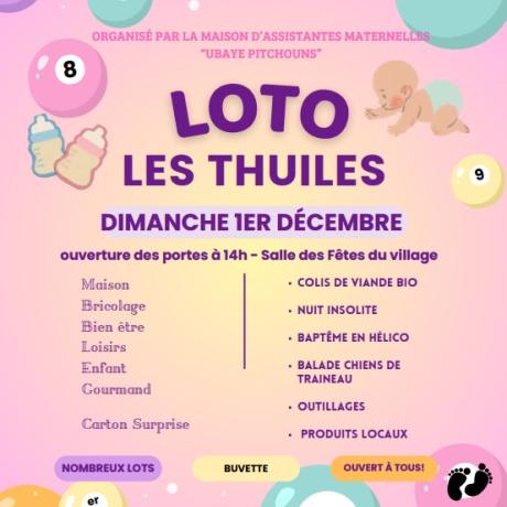 Loto 2024 les Thuiles