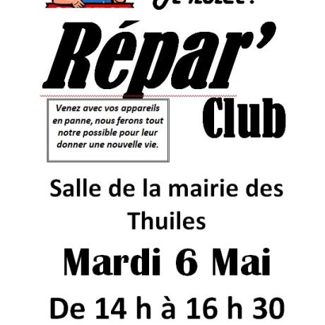 Repar'club mai 2025
