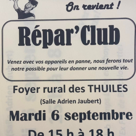 répar'club répar'club