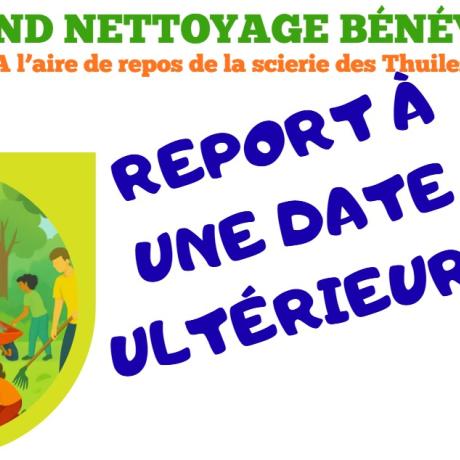Report nettoyage scierie