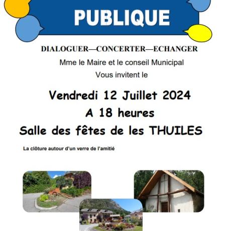 Réunion publique 2024 Réunion publique 2024