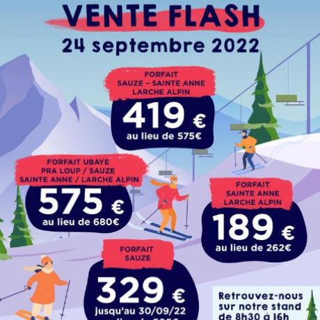 Vente flash ski