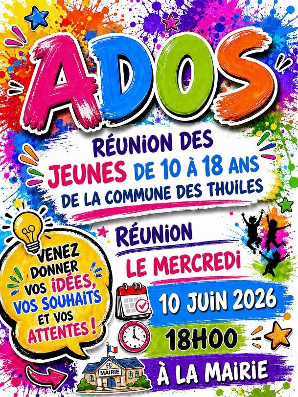 Affiche réunion jeunes