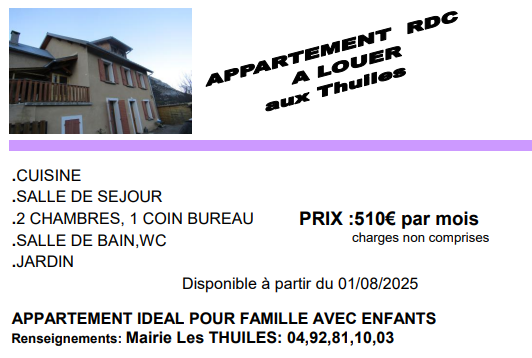 Appartement location
