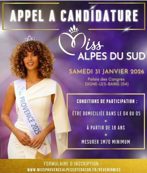Candidature miss 2026