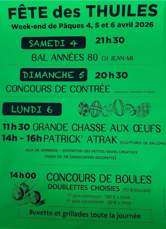 Fête des Thuiles 2026