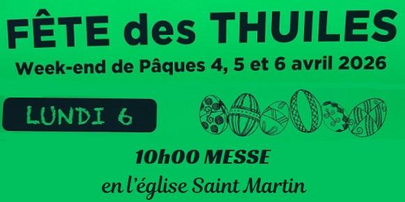 Fête des Thuiles messe