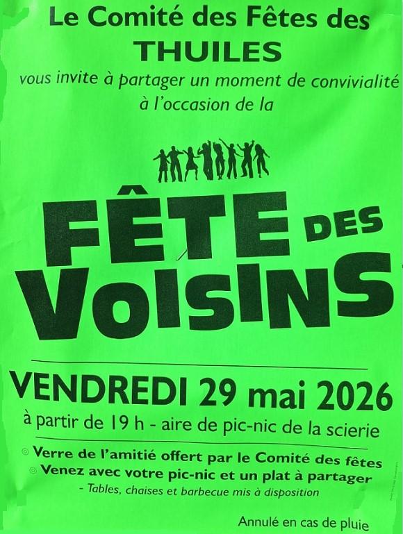 Fête des voisins 2026