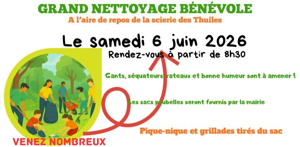 grand nettoyage scierie 2026