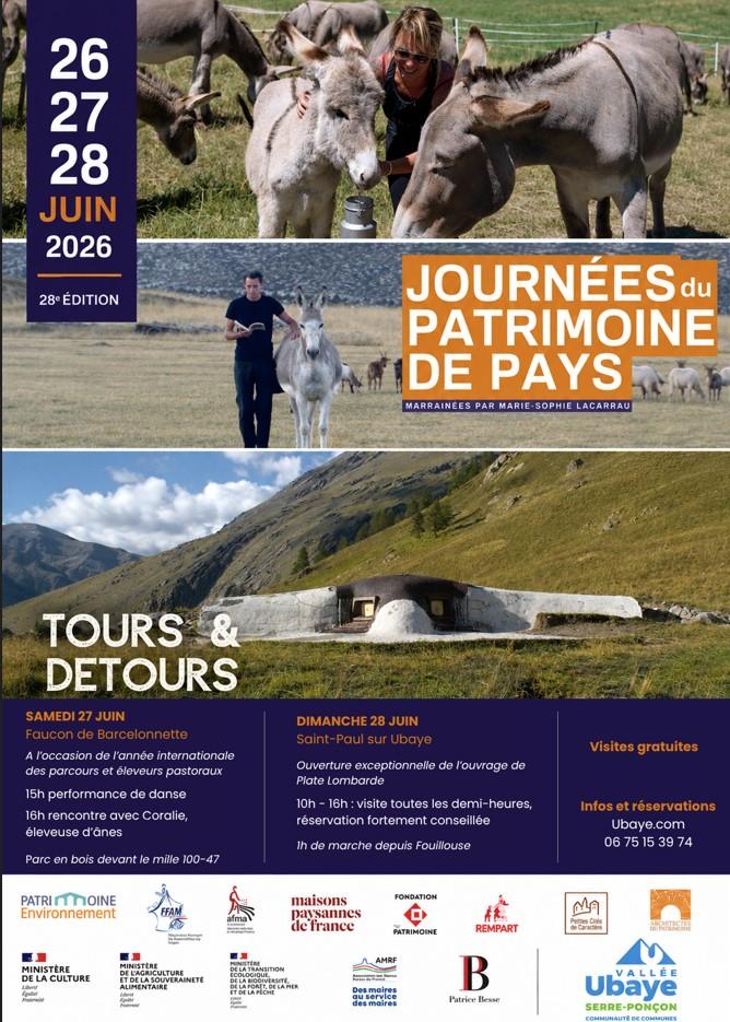 Journées patrimoine de pays 2026