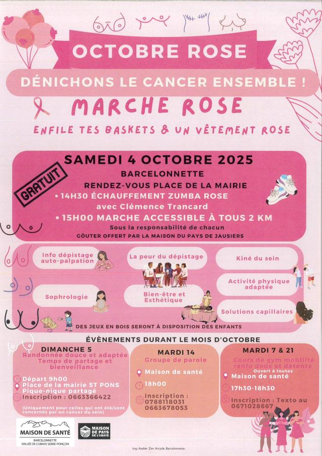 Programme Octobre rose 2025